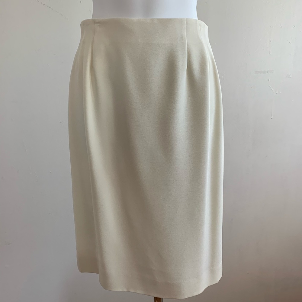 Frascara Embellished Cream 2 Piece Skirt Suit - Picture 12 of 14